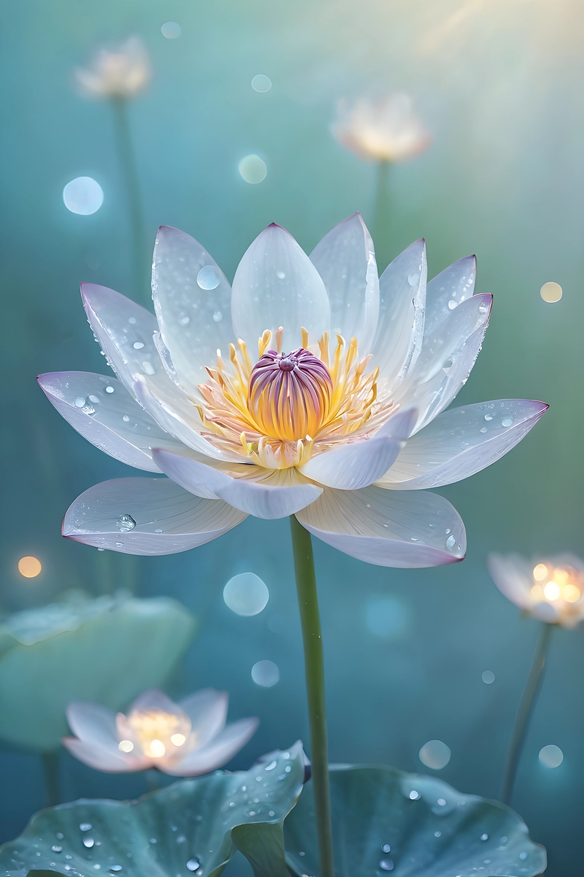 Lotusblume weiss - Psychologischer Berater - Branka Kovacevic